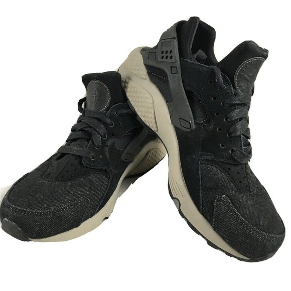 Nike Shoes - Nike Womens Air Huarache Run SE Denim Black / Gray 859429-007 Size 7.5 Near Mint